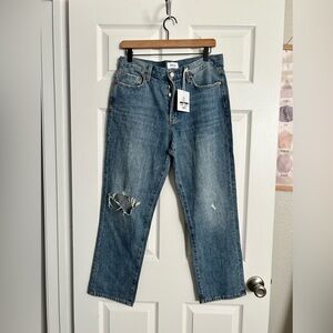 Pistola Maya mid Rise Easy Straight Ankle Legacy Distressed Jean NWT size 29